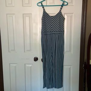 Xhilaration Cotton Jumpsuit- Teal, Size S